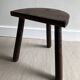 Tabouret tripode bois
