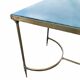 Coffee table brass and marble design 1960'