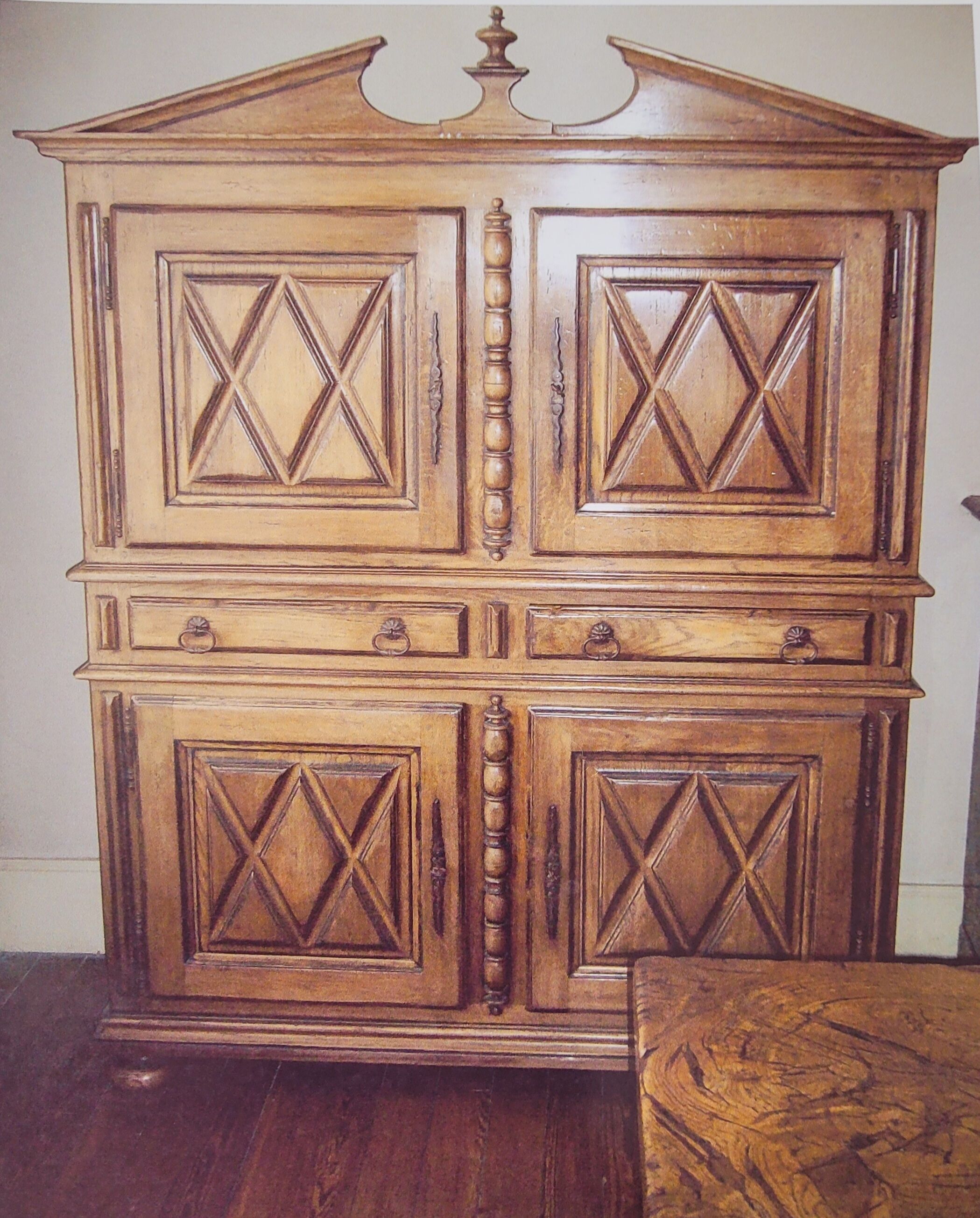 Former antique dealer Louis XIII solid oak