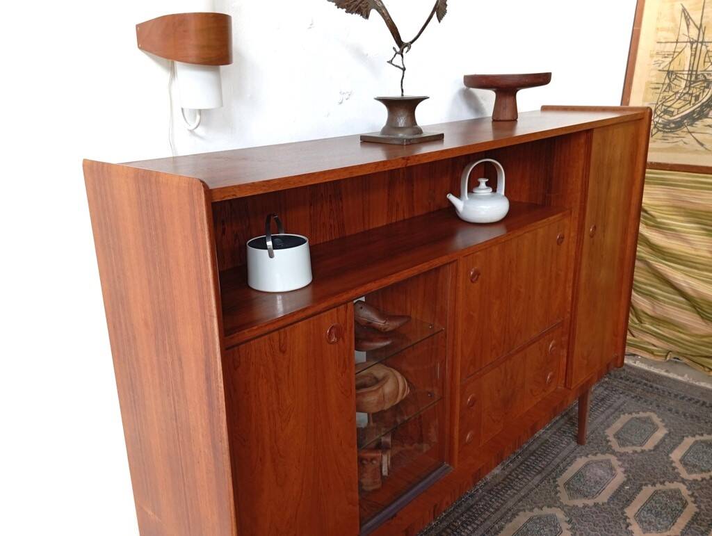 Scandinavian teak sideboard LB 60s