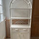 Rattan bookshelf shelf