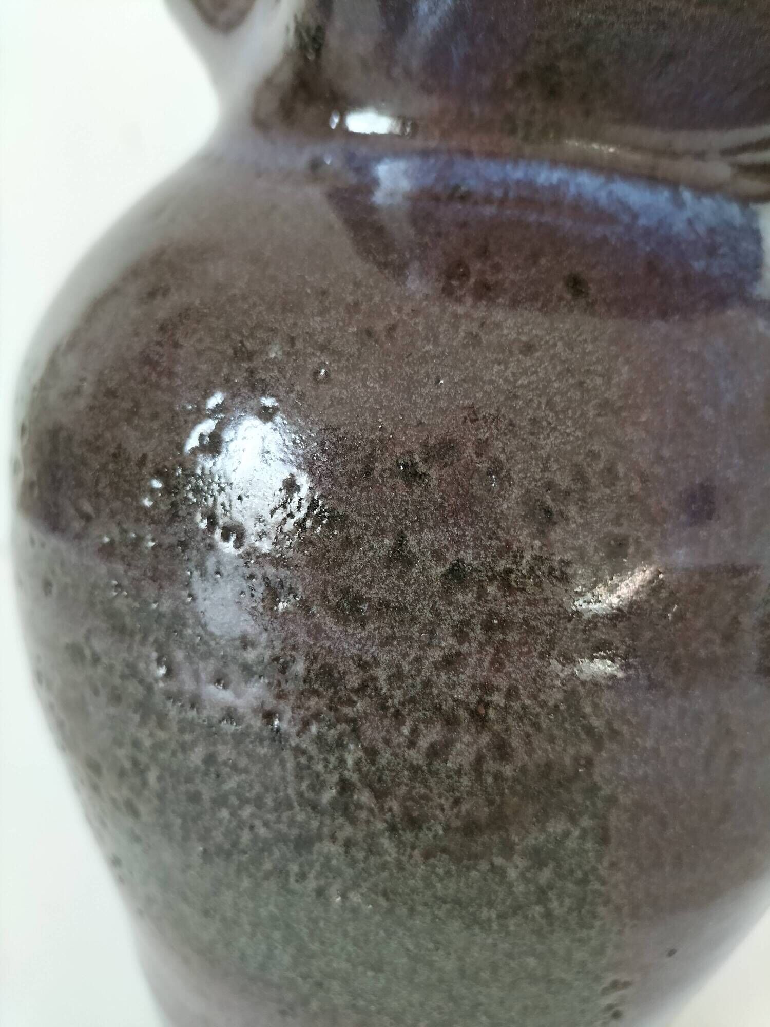 Stoneware vase – Signed JB