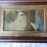 Hand painting on copper signed and numbered