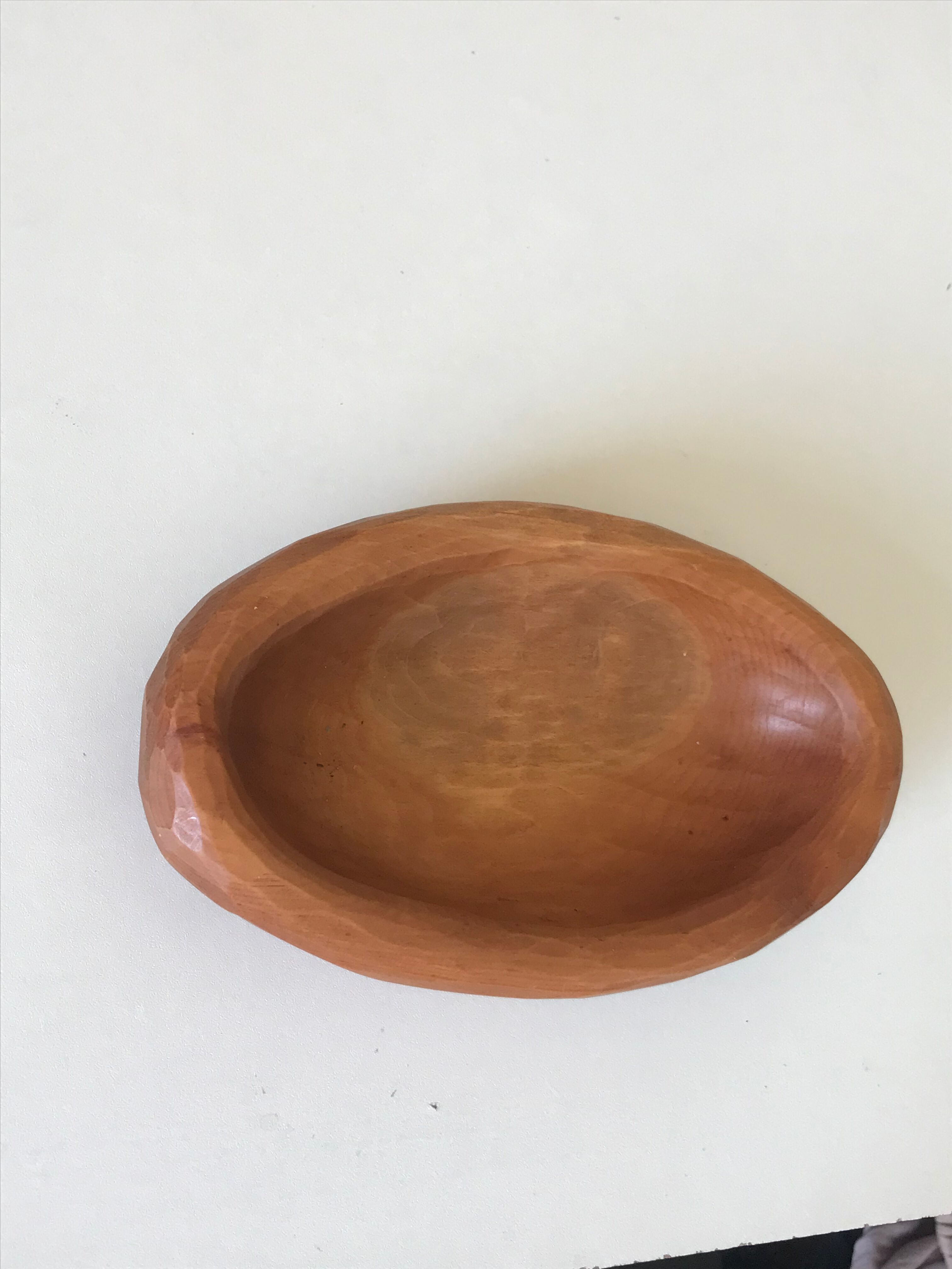 Cup cut with vintage gouge years 70