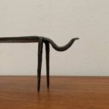 Mid-century wrought iron animal sculpture