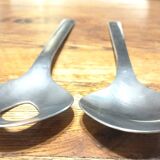 Large designer salad servers