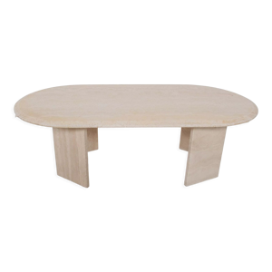 table basse vintage ovale