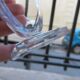 6 port or aperitif glasses 7cl Daum crystal with square base h 8.3cm