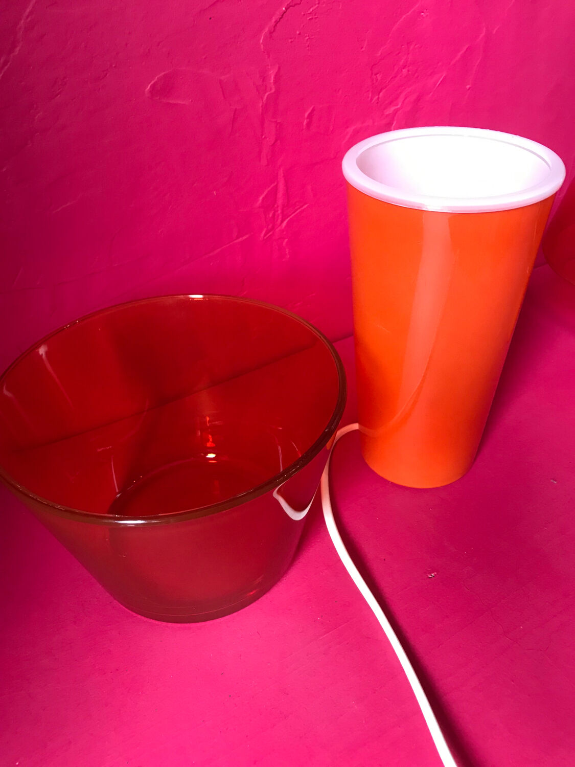 Pair of designer lamps Helena Svensson Ikea vintage