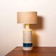 Grande lampe sur pied Italienne en céramique Aldo Londi pour Bitossi 1960