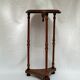 Wooden side table with three legs vintage