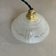 Small Art Deco glass pendant light