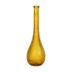 Italian carafe amber diamond tip motif Empoli, blown glass Italy circa 1950