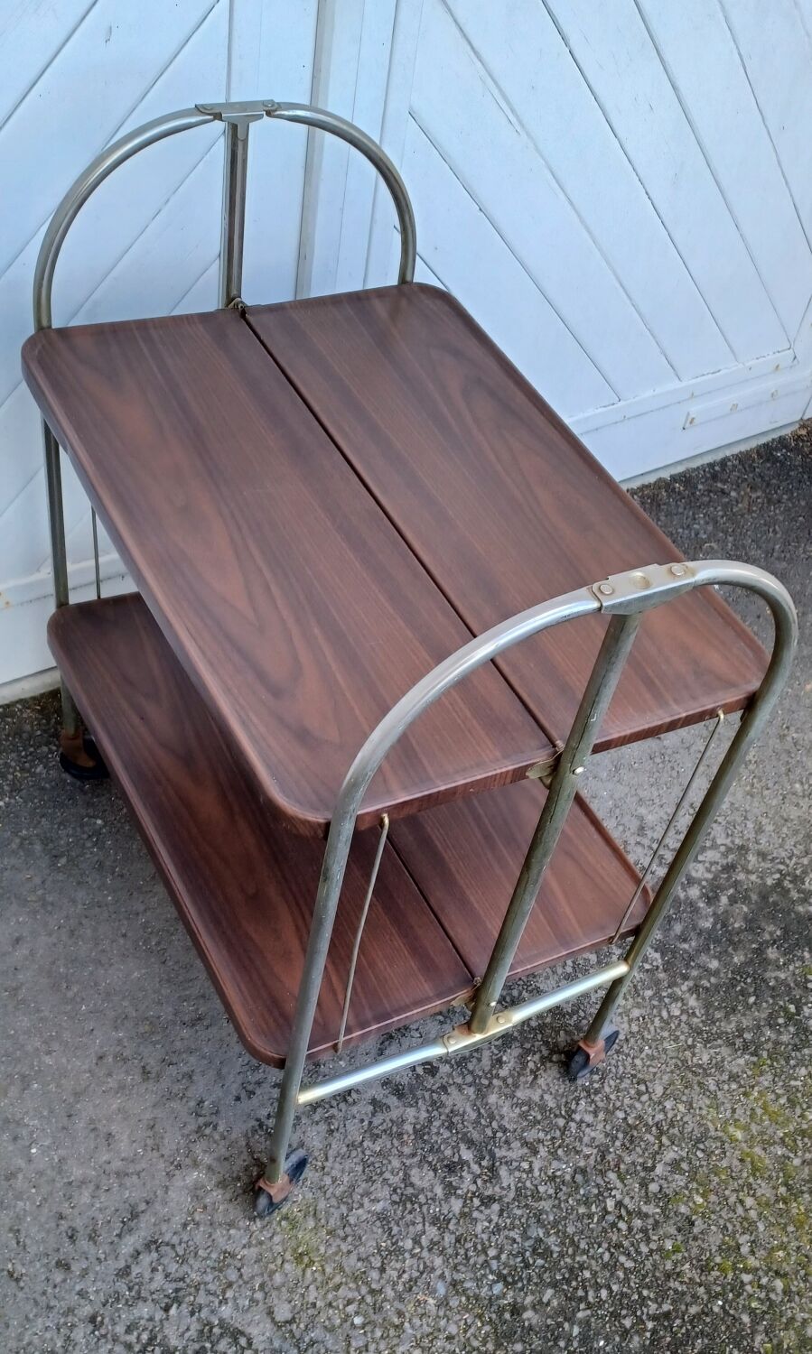 Vintage folding dessert table