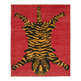Tapis tigre turc en laine noué à la main 252 cm x 301 cm