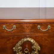 Empire Style Nightstands in Golden Walnut Burl, Set of 2