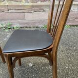 paire de chaises Baumann café bistrot 1960
