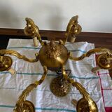 Lustre bronze 6 branches