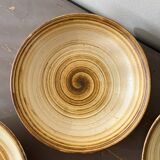 Set of 4 soup plates signed Longchamp