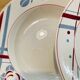 6 hollow plates Beaujeu Digoin Sarreguemines france-retro-cuisine-vintage