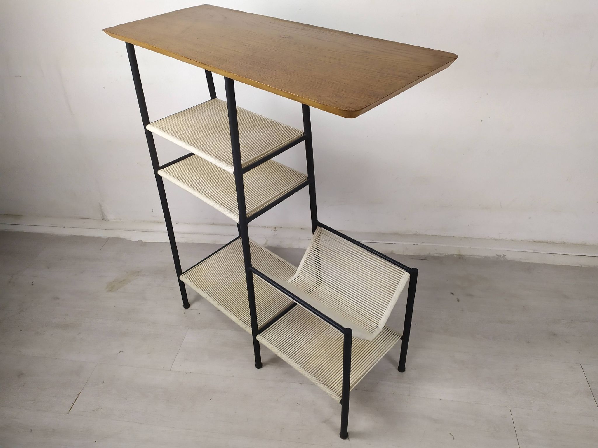Étagère vintage corde
