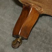 Canapé Chesterfield victorien en cuir serpentin teint à la main