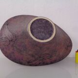 Large Purple & Black 704 Ruscha Art Ceramic Bowl, Germany, 1960s