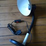 White articulated desk lamp, vintage 1960s