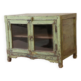 Small old Burmese piece of furniture in solid teak