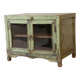 Petit meuble ancien Birman en teck massif