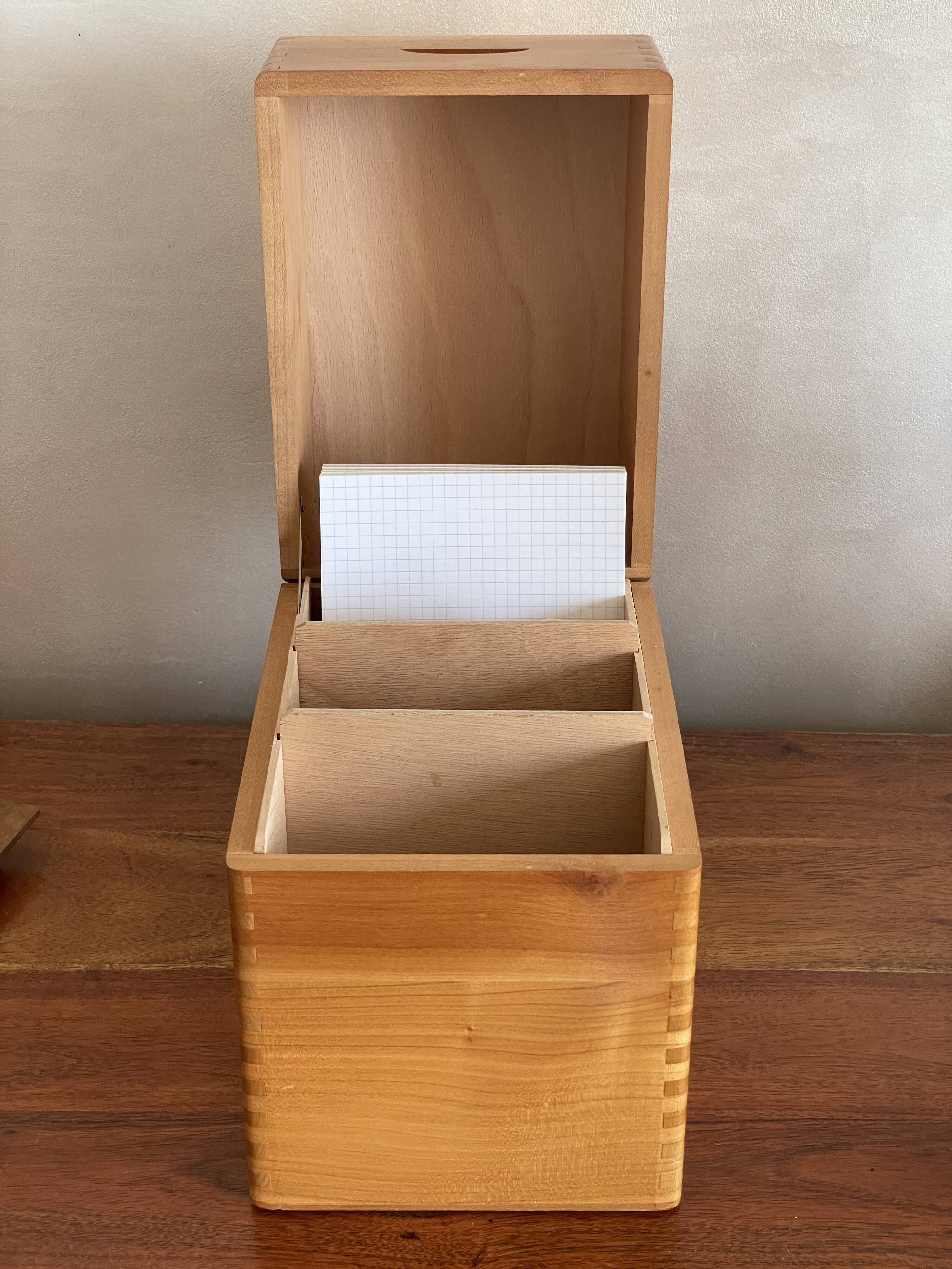 Wood binder box