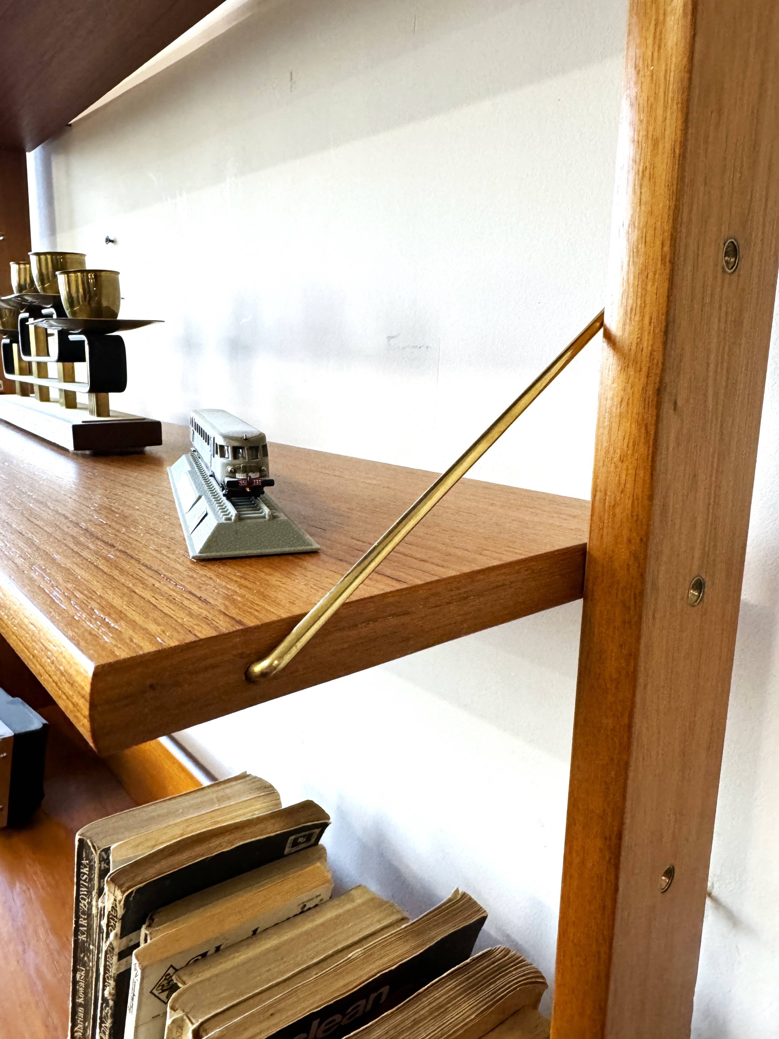 Modular free standing shelves, norway 1960s/1970s, vintage