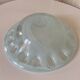 Transparent glass pocket tray in white shades - 80s/90s style