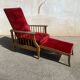 Morris velvet armchair