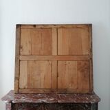 19th century square-format mercury mirror 100x90cm