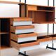 Free standing wall unit by 'Val Dera', Italy 1950's