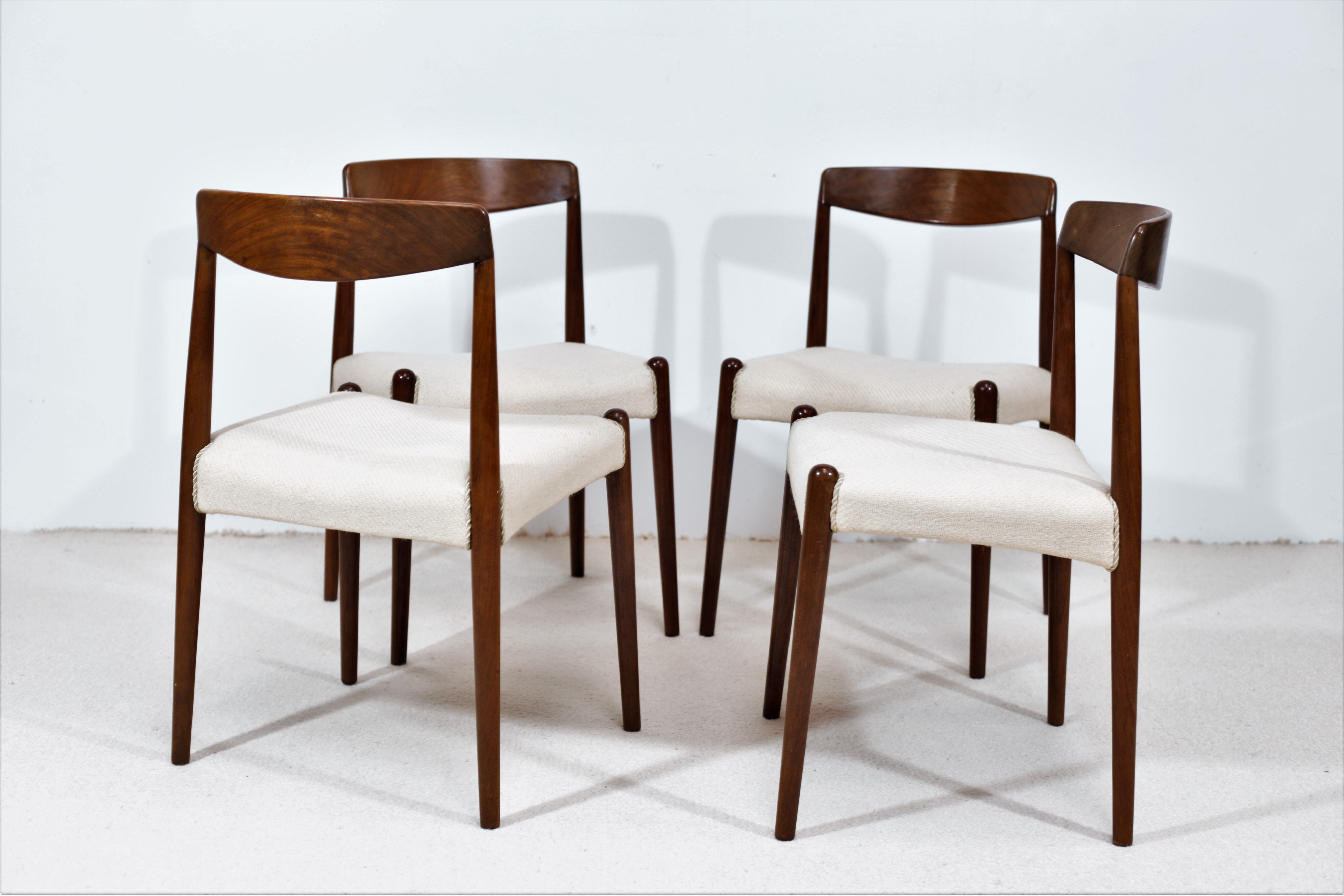 Danish walnut chairs