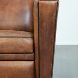 Comfortable and adjustable sheepskin relax armchair with a sleek design