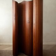 Art Deco Patinated Pine Room Divider by Jomain Baumann for Baumann, France,