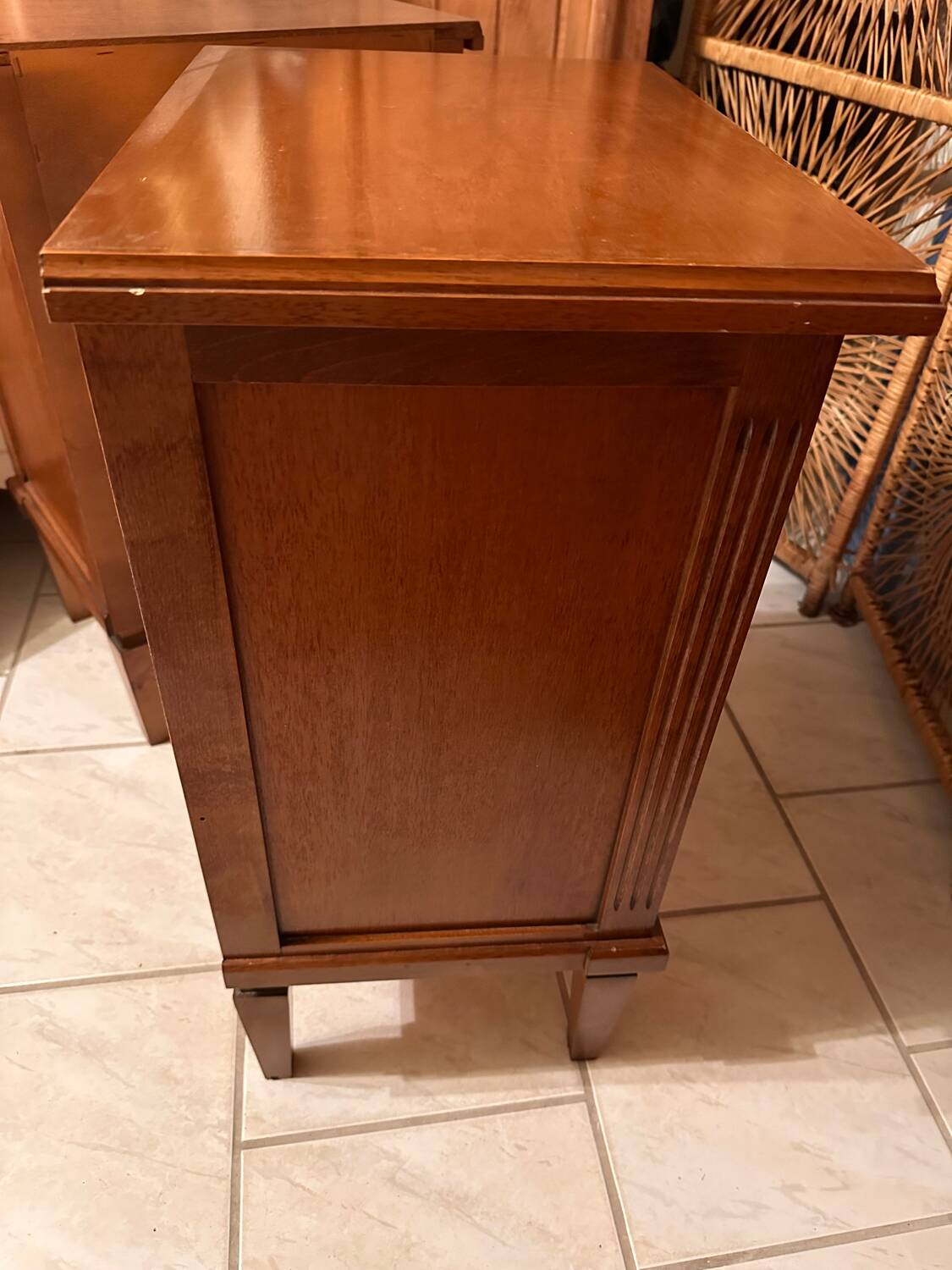 Vintage dresser bedside tables