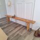 Large antique farmhouse bench in solid wood – 200 cm