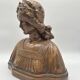 Art Nouveau bust by Gustave Van Vaerenbergh