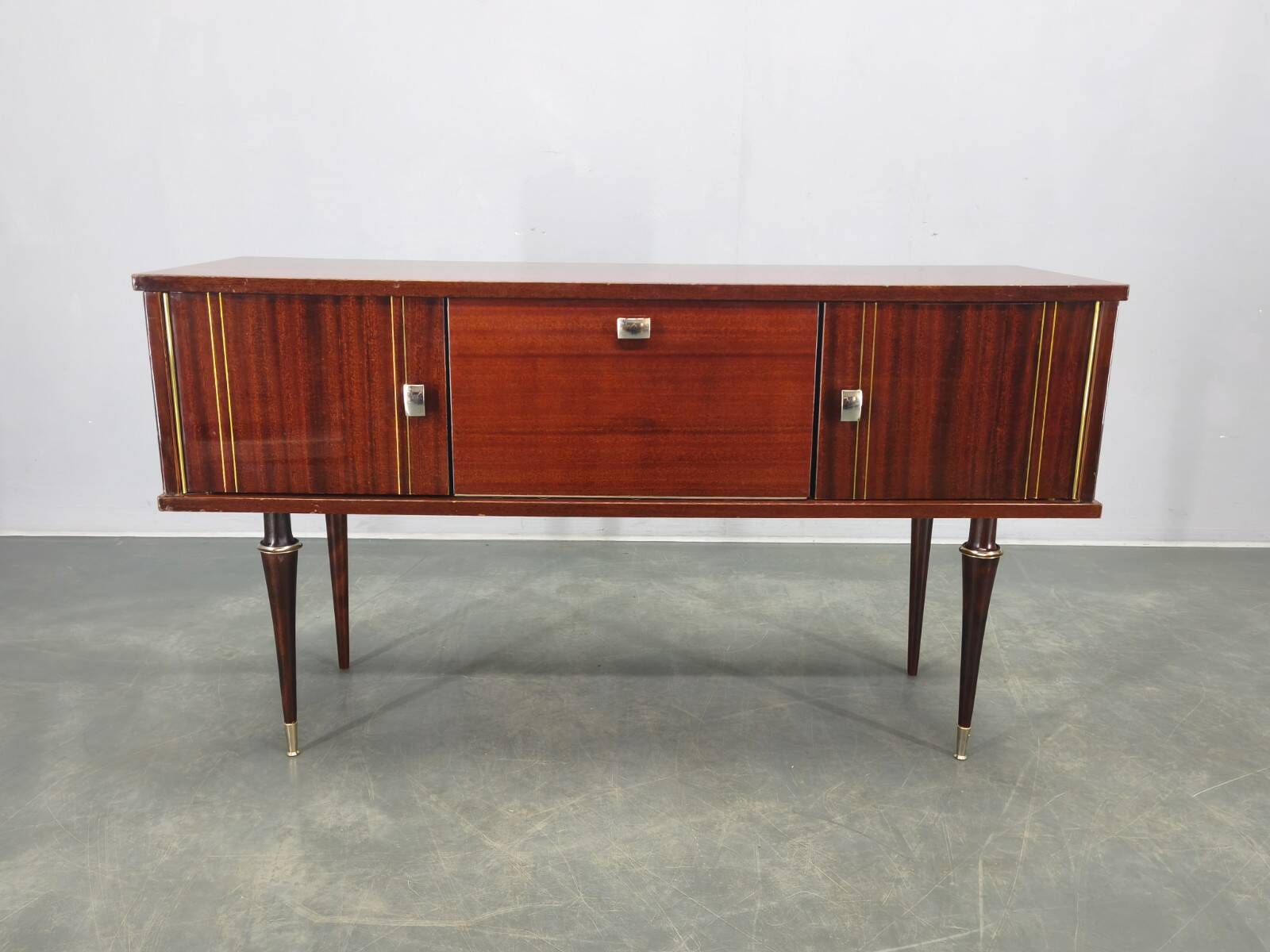 Italian Mid Century High Gloss Sideboard, 1950s
