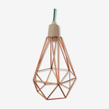 Copper Diamond Lamp