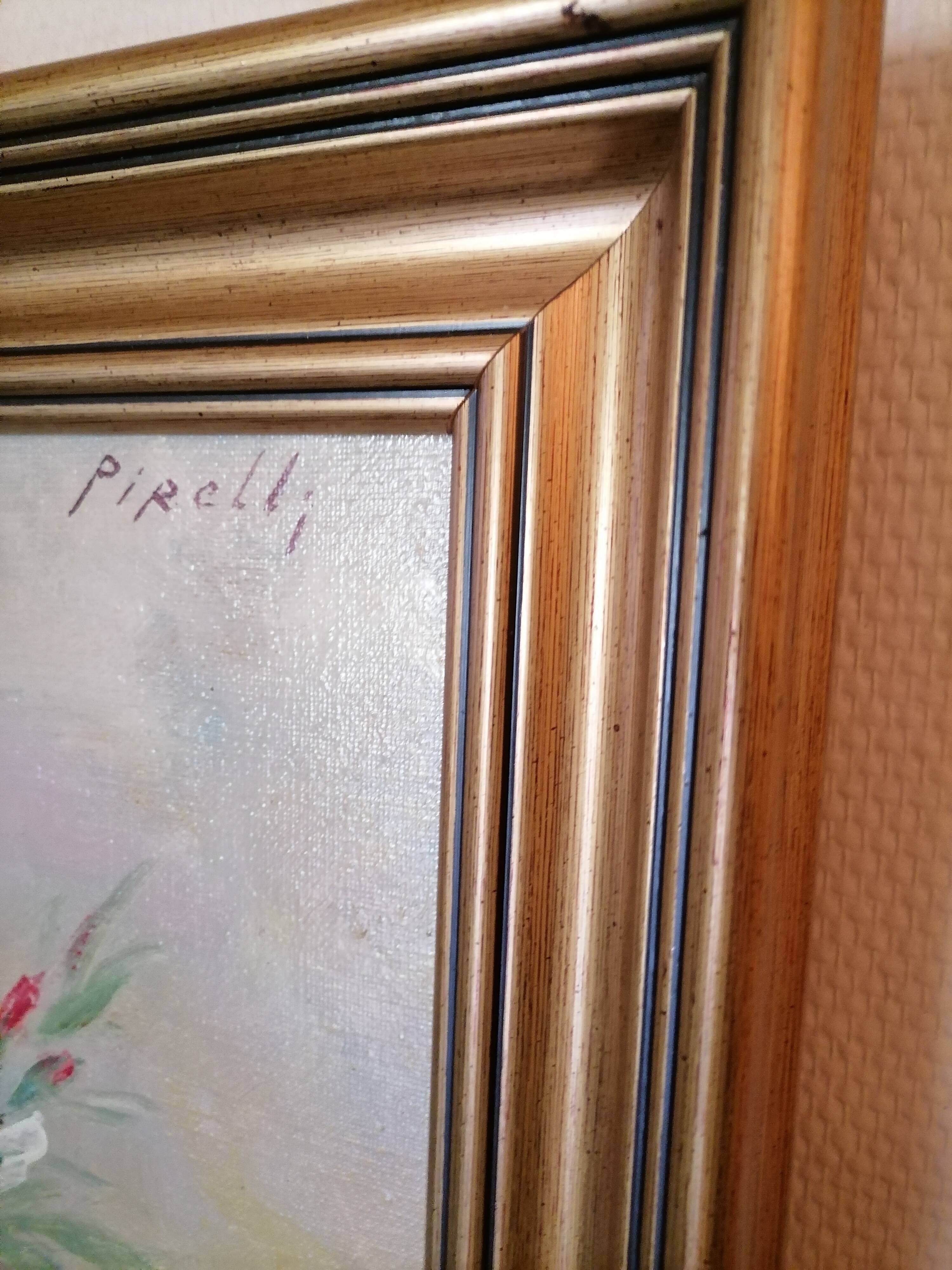 Pirelli framed painting