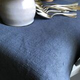 Grey tinted hemp harvest tablecloth