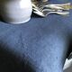 Nappe de vendange en chanvre teintée gris