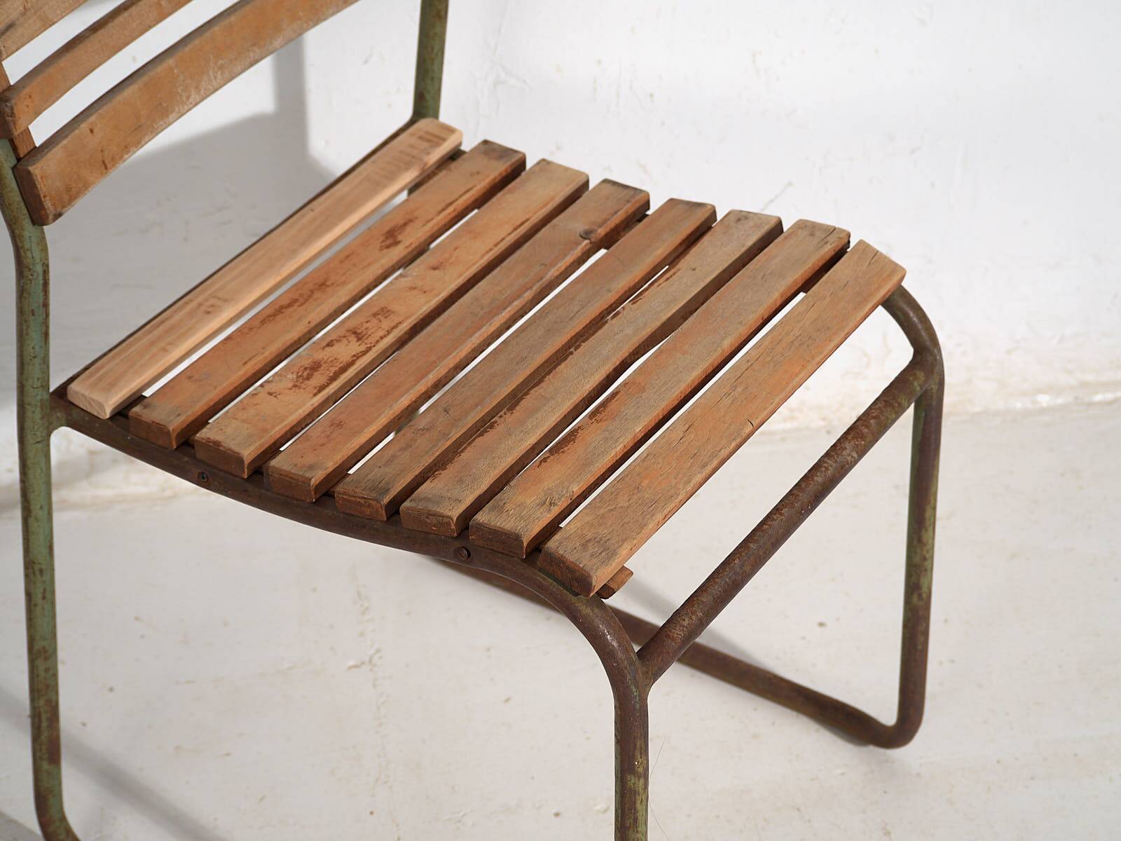 Antique garden chairs (c.1920). Set of 4 pieces #1