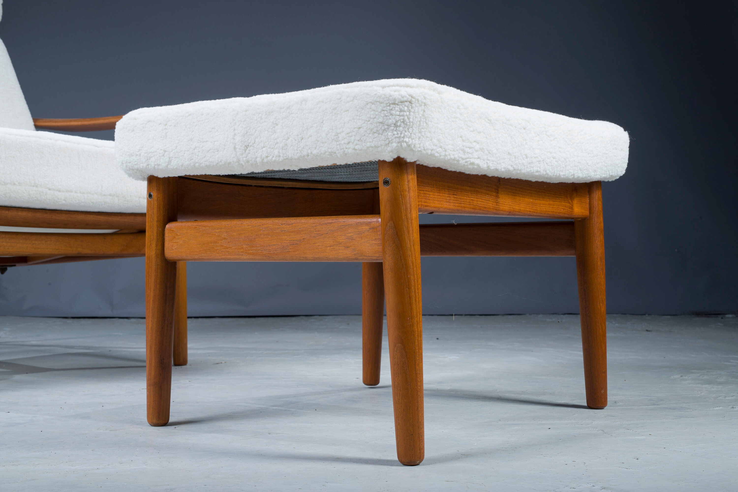 Armchair and ottoman by Arne Vodder for France & Søn