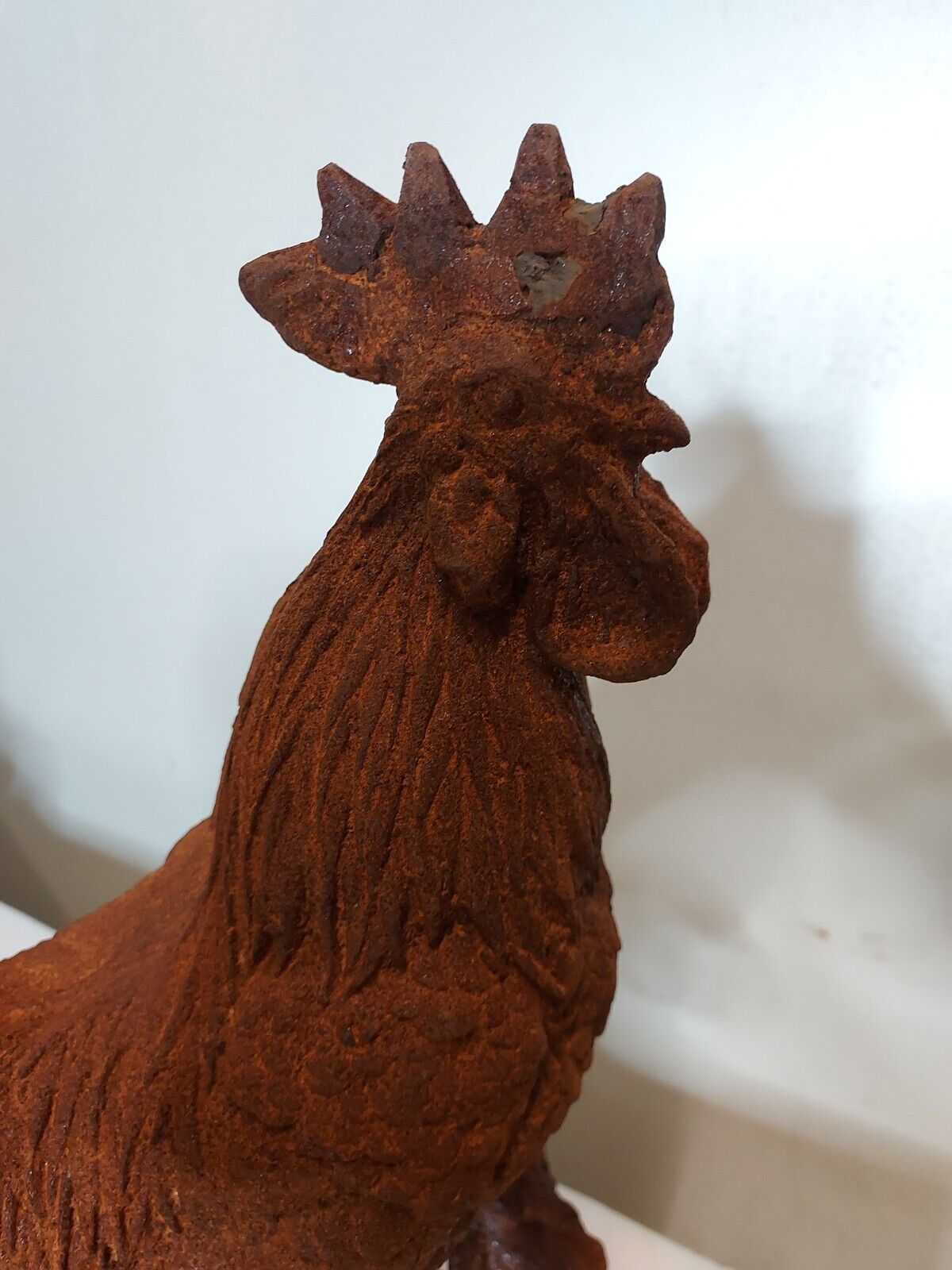 Cast iron rooster / garden decoration